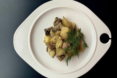 Картофель с грибами