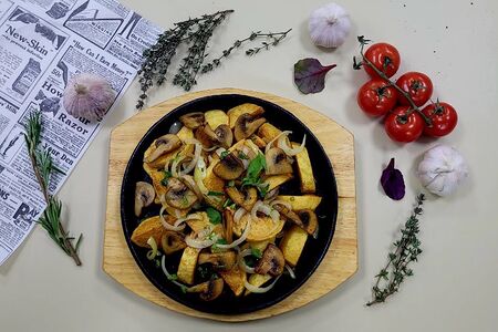 Картошка с грибами