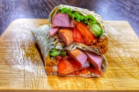 Сосиска лаваше одинарная