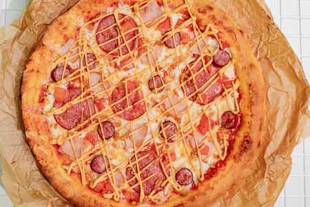 Пицца ассорти колбас гриль