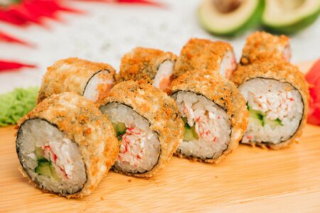 Ролл темпура Краб