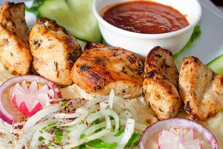 Шашлык из куриного филе