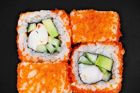 Ролл Калифорния с креветкой