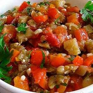 Салат из запеченных овощей