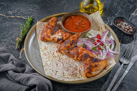 Шашлык из куриных крыльев