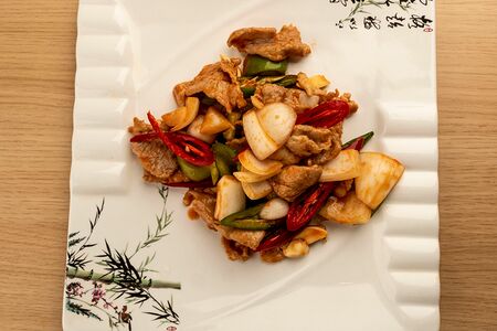 Свинина по-корейски в соусе Чили-паста