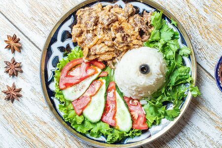 Джиз с гарниром