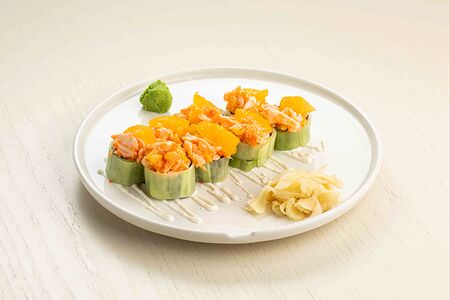 Ролл без риса с крабом