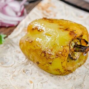 Перец болгарский на углях