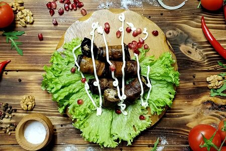 Баклажановые рулеты