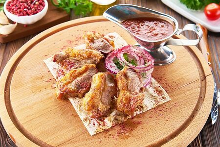 Шашлык из мякоти ягнёнка