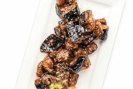 Хрустящие баклажаны в соусе Терияки