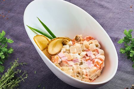 Салат Оливье по-домашнему