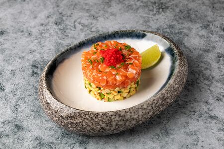 Тартар из лосося