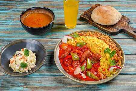 Комбо 11 Котлеты из бараньего фарша в томатном соусе