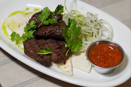 Говядина на углях