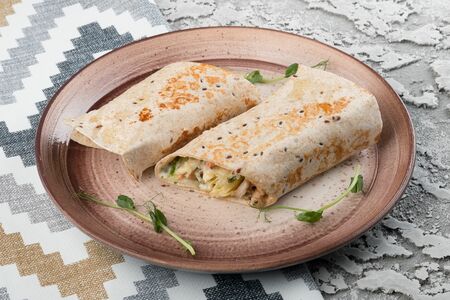 Тортилья с цыпленком