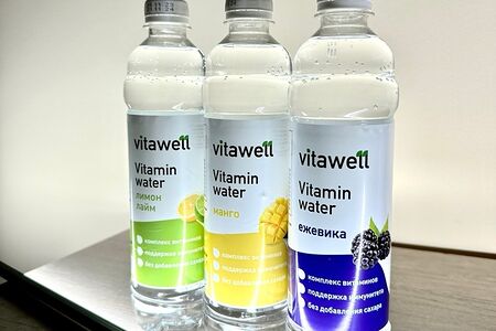 Витаминная вода Vitawell Лимон-лайм