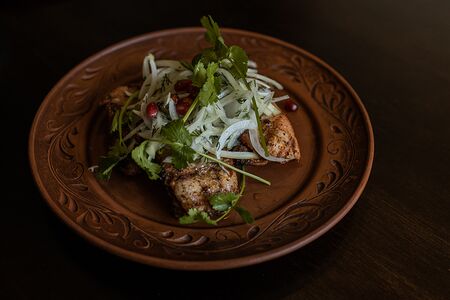 Мцвади из курицы