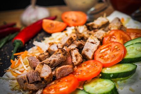 Шаверма классическая со свининой