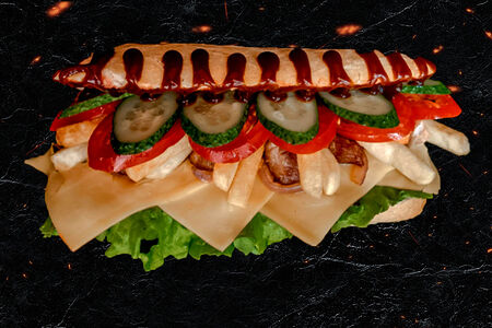 Чиабатта Чикен Барбекю