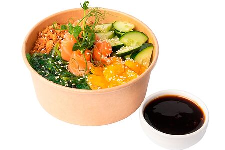 Поке-боул с семгой