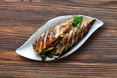 Скумбрия на мангале