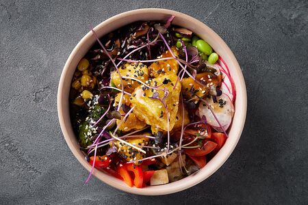 Покедон с баклажаном