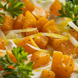 Тыква с пармезаном