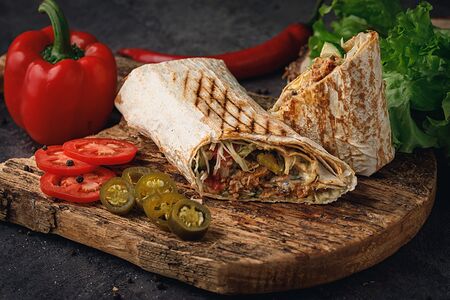 Мексиканская шаурма в классическом лаваше