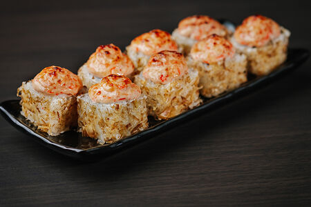 Запеченный ролл Яки Сакэ 8шт