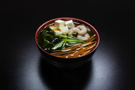 Мисо с креветками