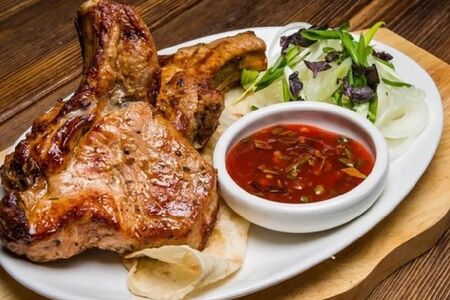 Шашлык из cвинoй корейки