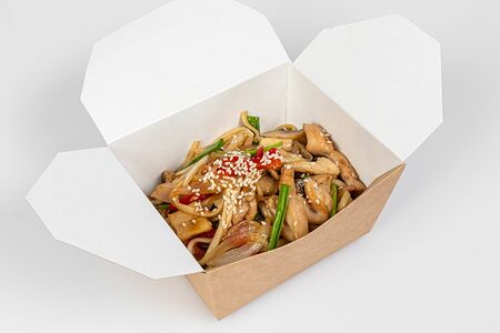 Вок удон с курицей