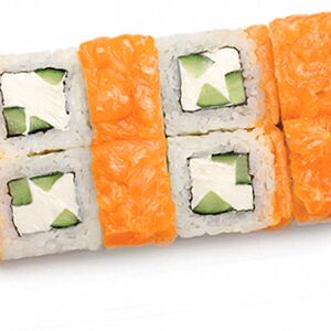 Ролл Филадельфия с копченым лососем