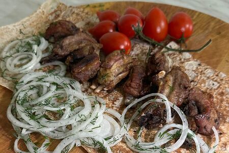 Шашлык из свиной шеи