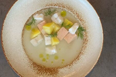 Уха из 3-х видов рыб