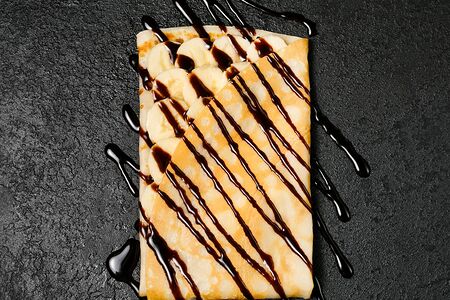 С бананом и шоколадом