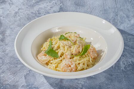 Паста с креветками