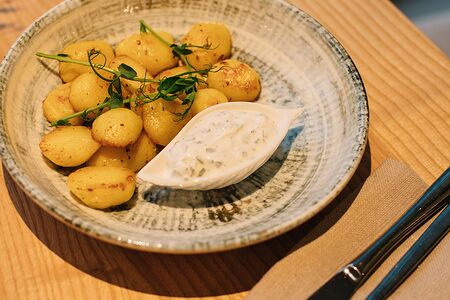 Запечённый мини-картофель