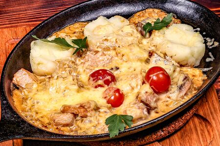 Горбуша в сливках