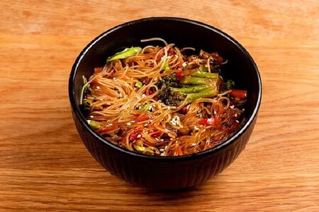 Фунчоза с овощами