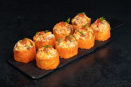 Острый запечённый лосось