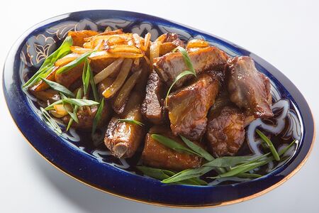 Оригинальные свиные рёбрышки по-восточному