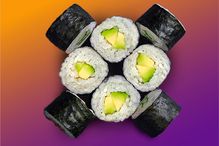 Маки ролл с авокадо