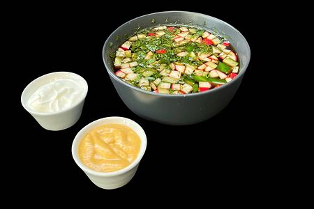 Окрошка на квасе