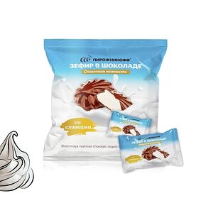Зефир Пирожникофф Сливочная нежность в шоколаде
