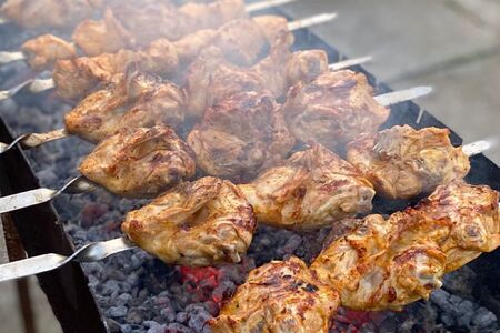 Шашлык из куриной грудки