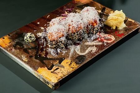 Crispy ролл с лососем