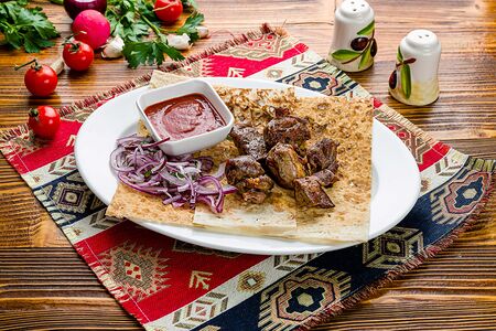 Шашлык из бараньей мякоти